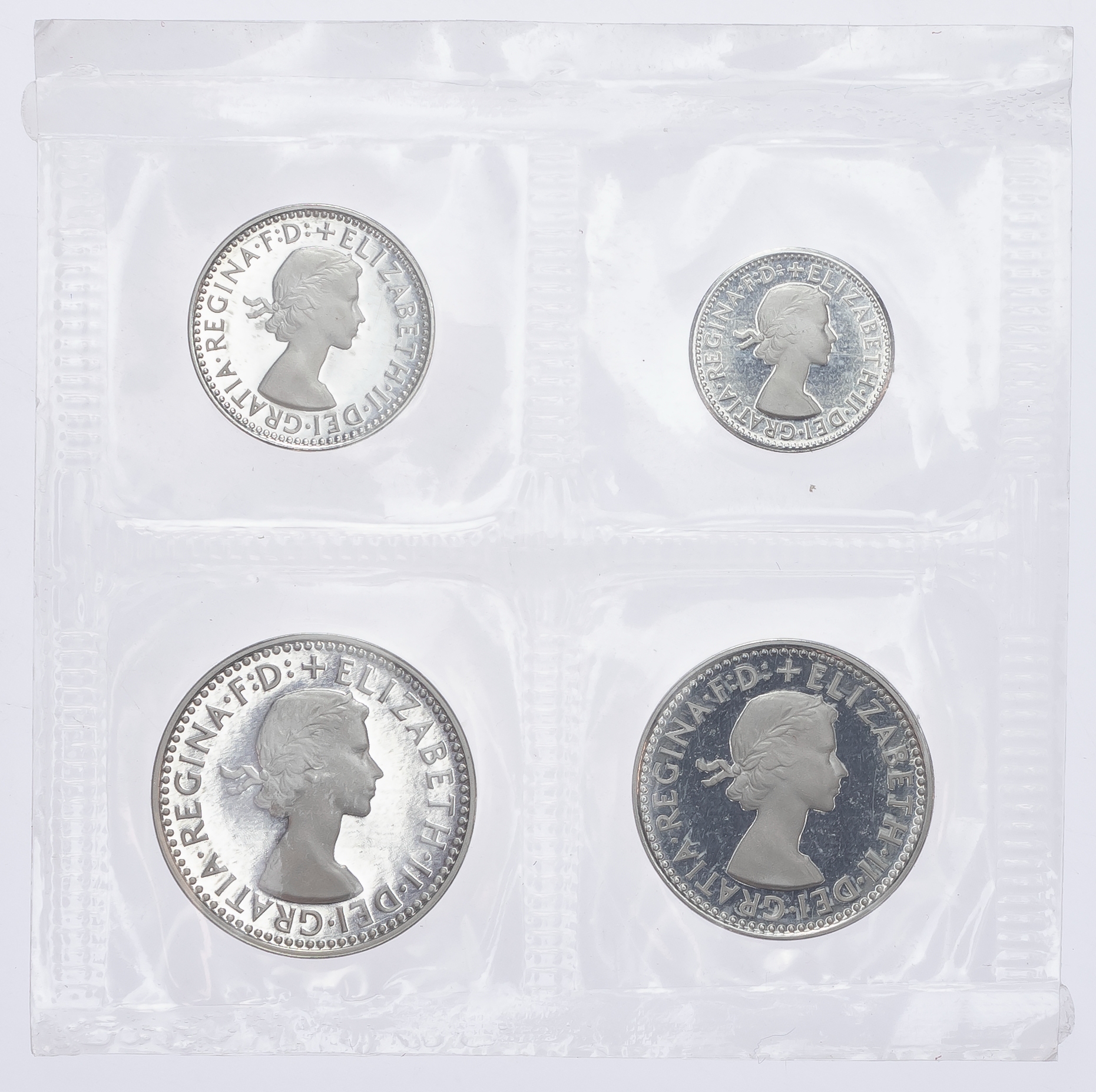 Elizabeth II (1952-2022), Maundy Set, 2015, Fourpence, Threepence, Twopence, Penny.