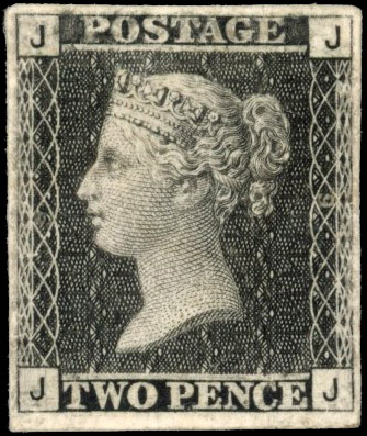 GB: 1867 Paris Exhibition 2d black (JJ), plate 9, close to good margins, in black