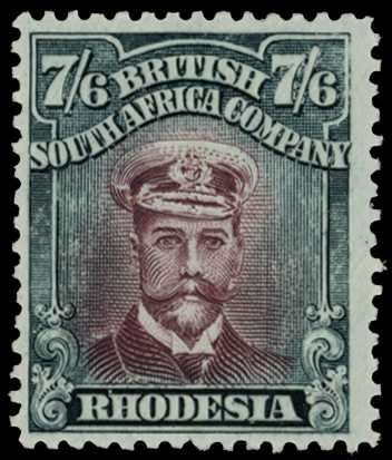 1922-3 7/6d Head Die IIIB, perf 14, white...