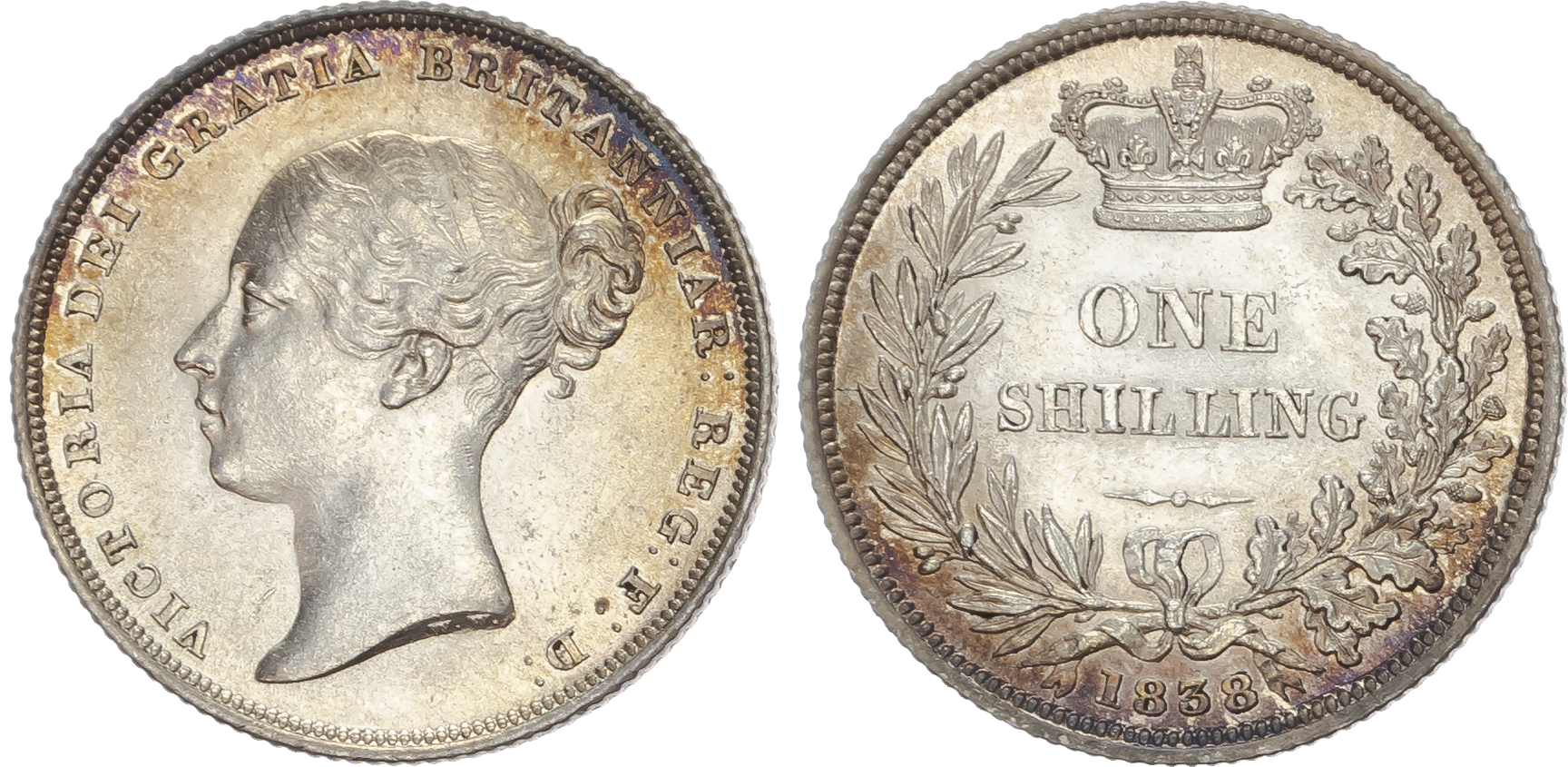 Victoria (1837-1901) Shilling, 1838. 