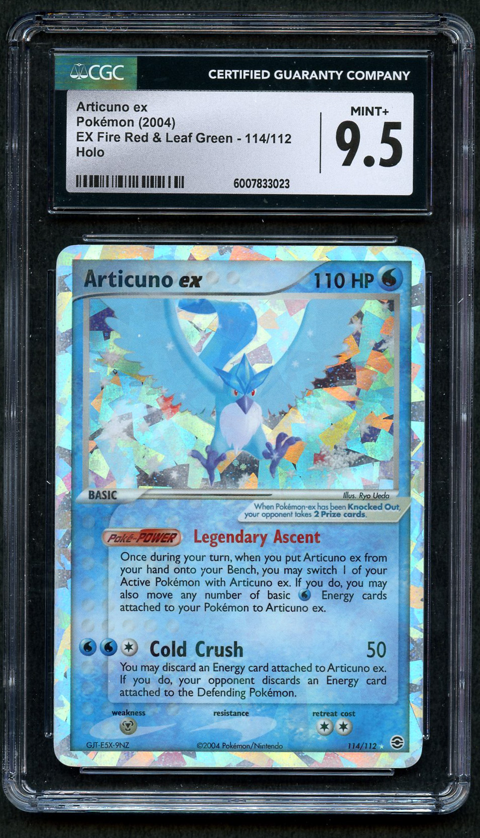CGC 9.5 Articuno ex - EX Fire Red & Leaf Green 2004 - 114/112