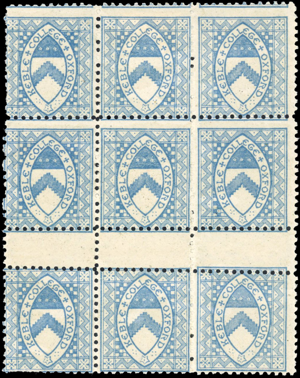 GB College stamps Keble collection