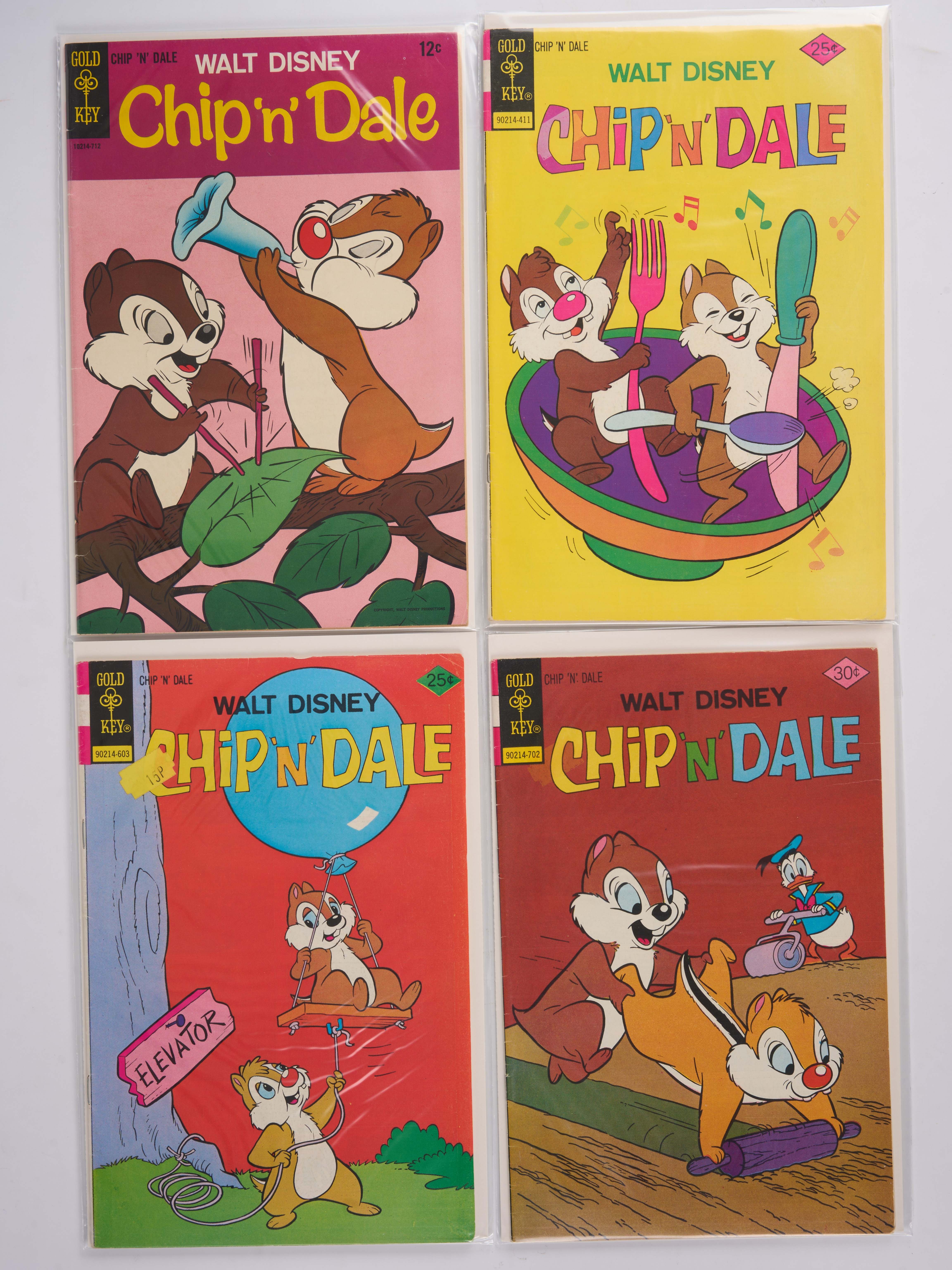 Walt Disney's Chip n' Dale Comics (Gold Key/Dell/Whitman,1960-1984) Bundle of 24