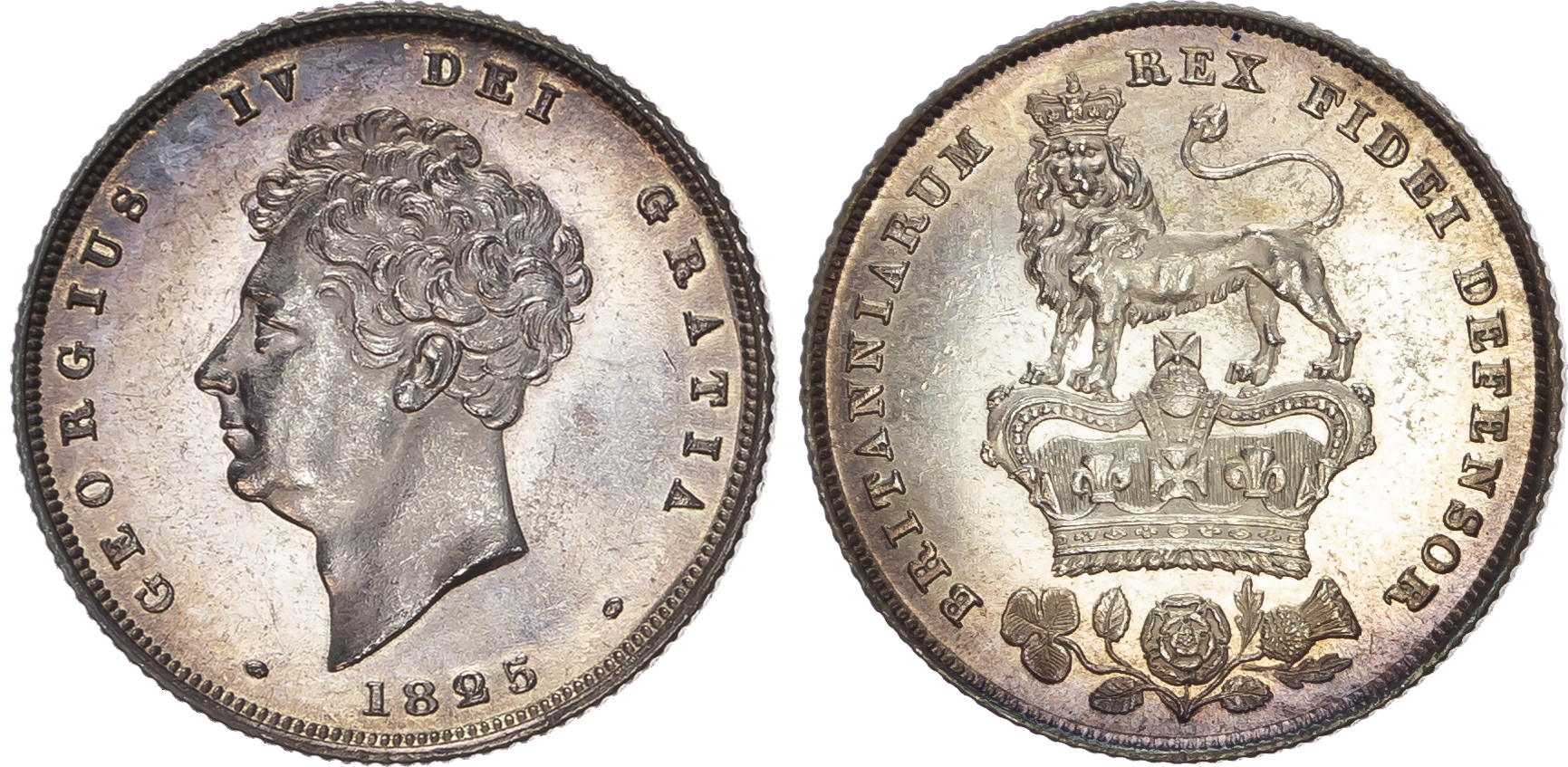 George IV (1820-1830) Shilling, 1825.