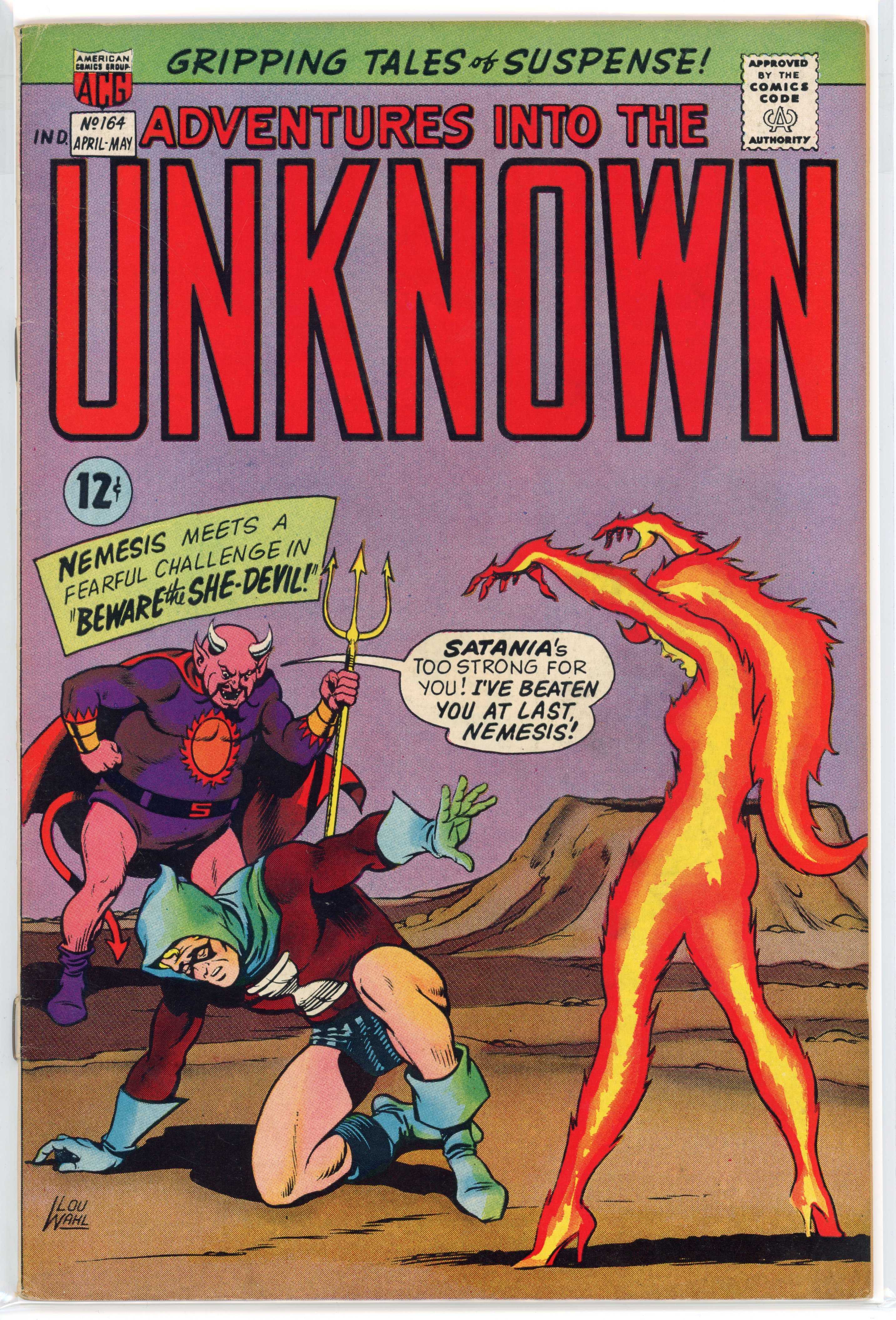 Adventures Into The Unknown #164 (ACG, 1966)