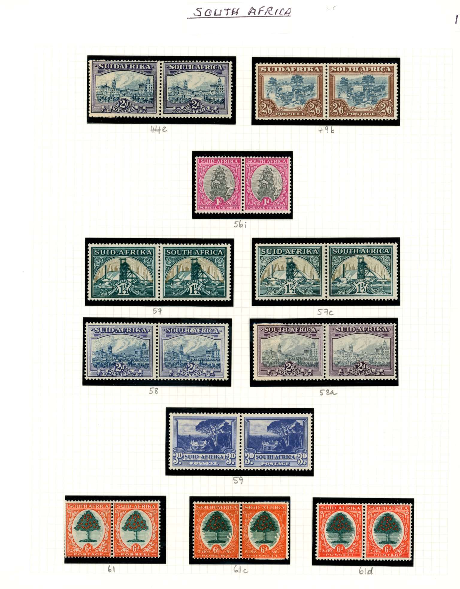 1936-51 KG VI collection (215) on...