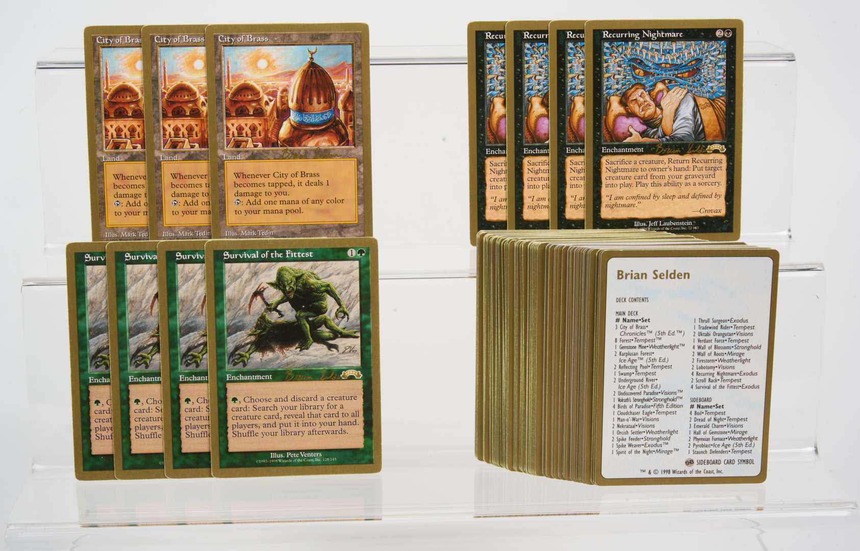 Past auction: WCD 1998: Brian Selden's Deck | 6 November 2025