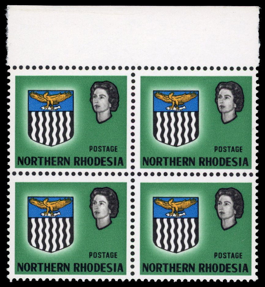 Northern Rhodesia SG 79a block mint