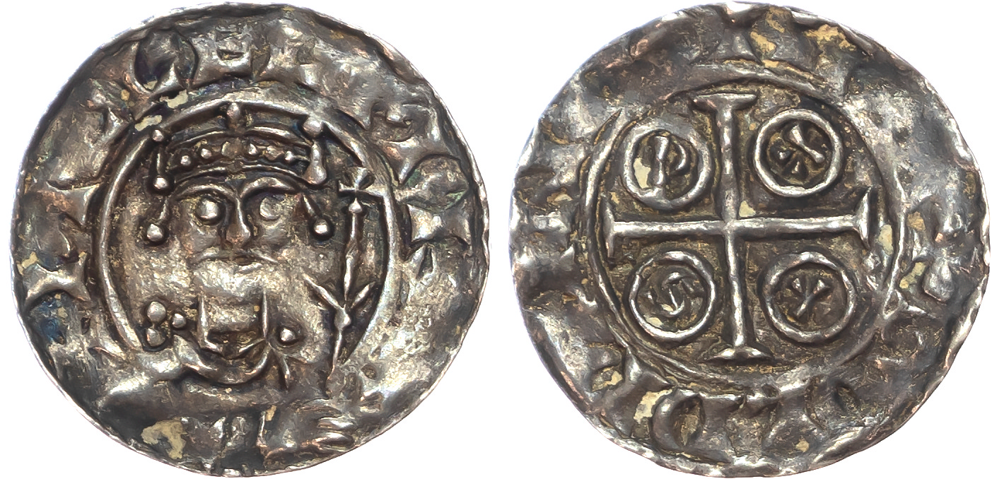William I (1066-1087), Penny, Paxs type, Dover mint, moneyer Goldwine.