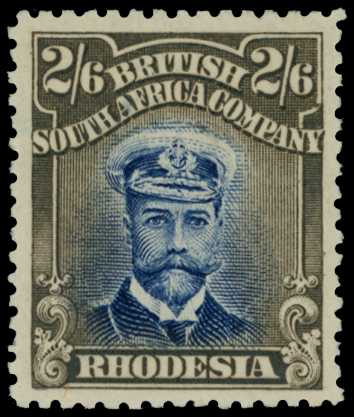 1913-7 2/6d Head Die II, perf 14. A very...