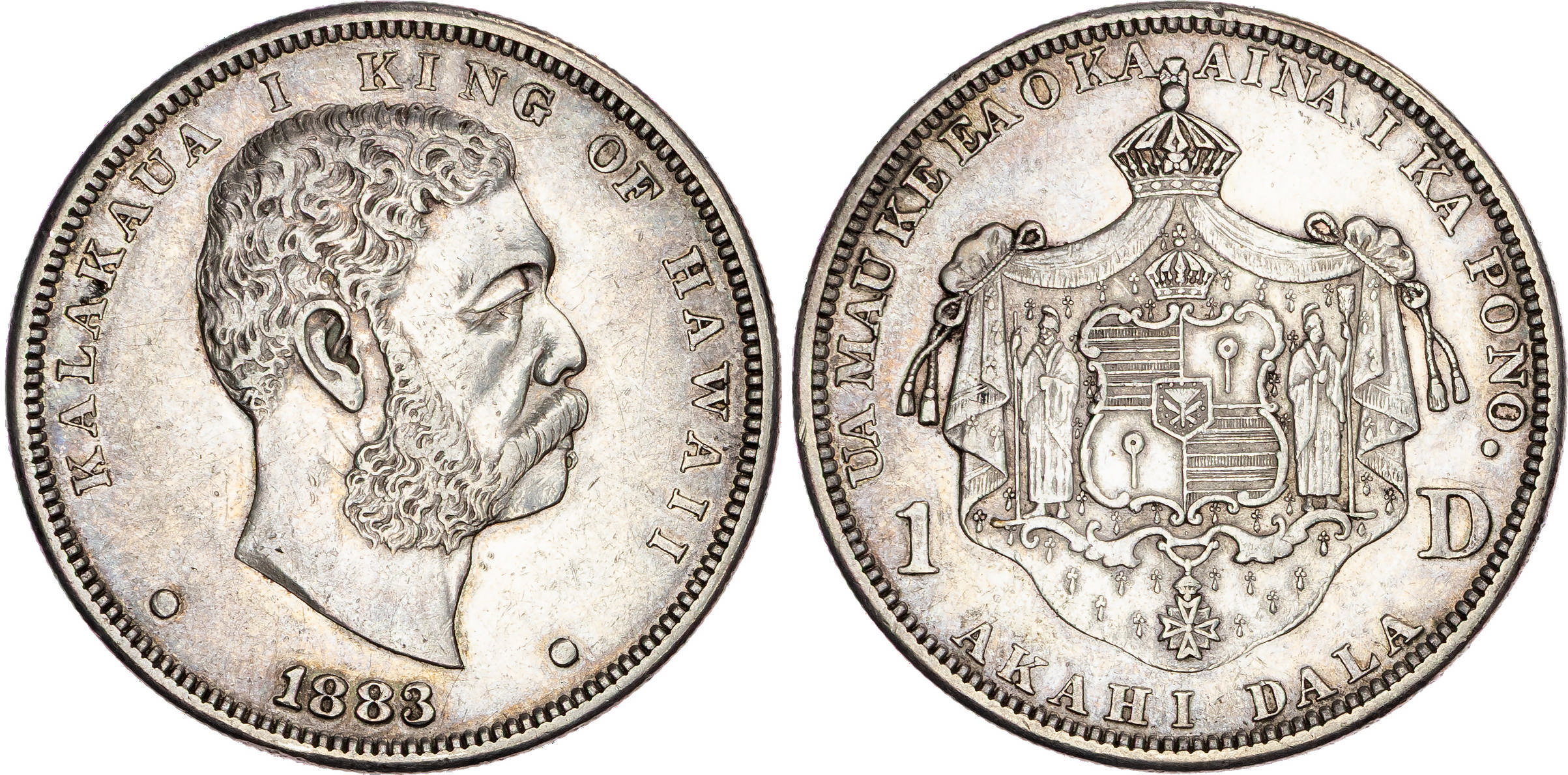 Hawaii, Kalākaua I (1874-1891), silver Dollar, 1883