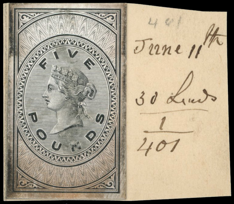 GB Unappropriated Dies £5 Die Proof