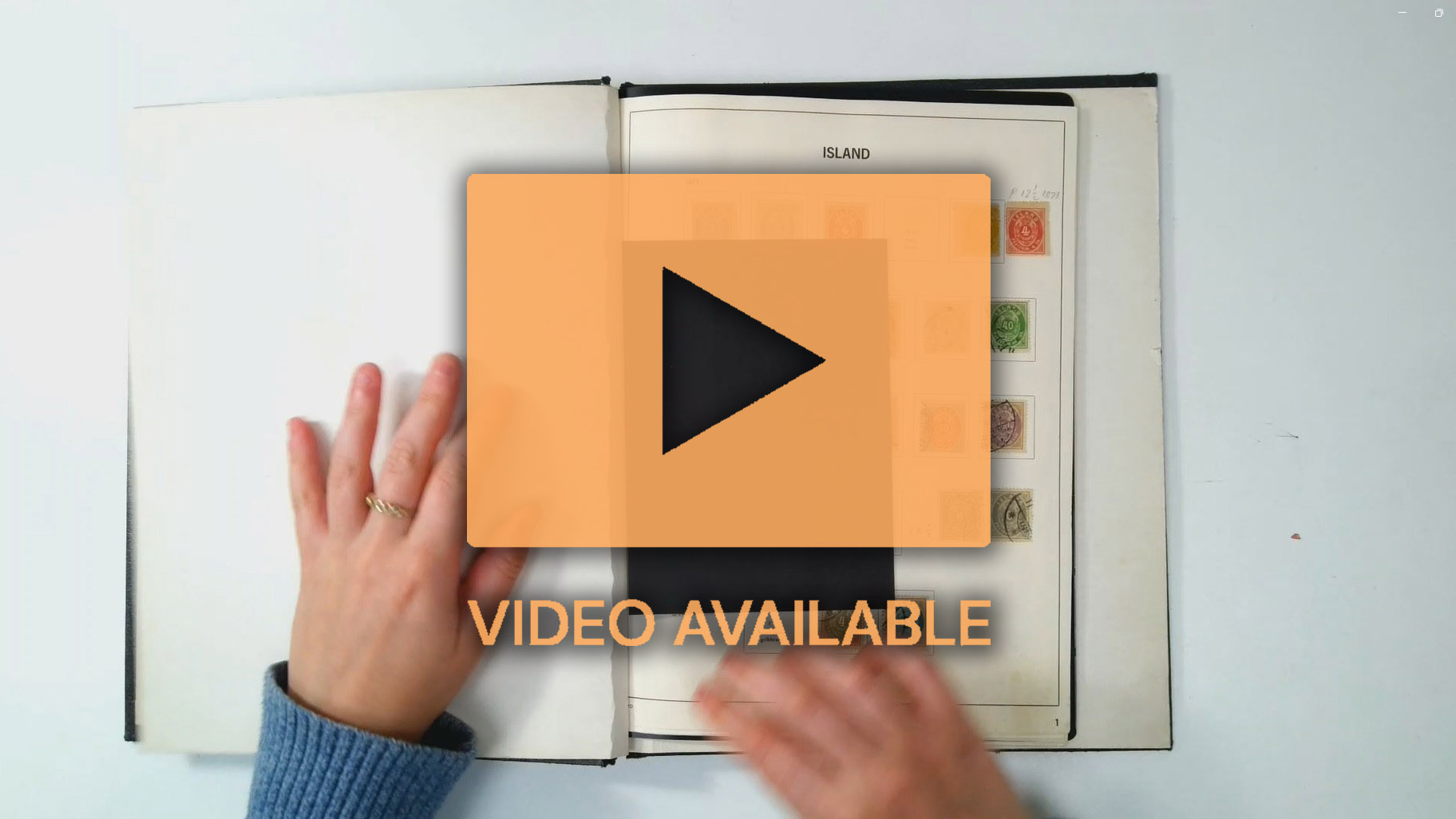 Iceland 1870s to 1963 collection in small album