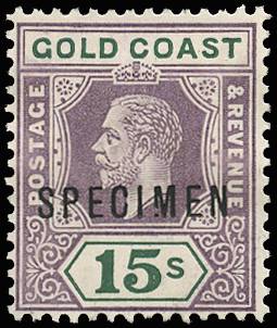 GOLD COAST SG 100s 1921-34 SCRIPT WMK 15s BROKEN M LPOG