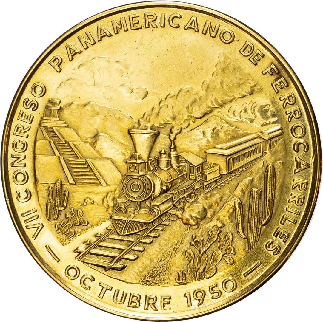 Past auction: Mexico. VII Congress of the Panamerican Railroad AV