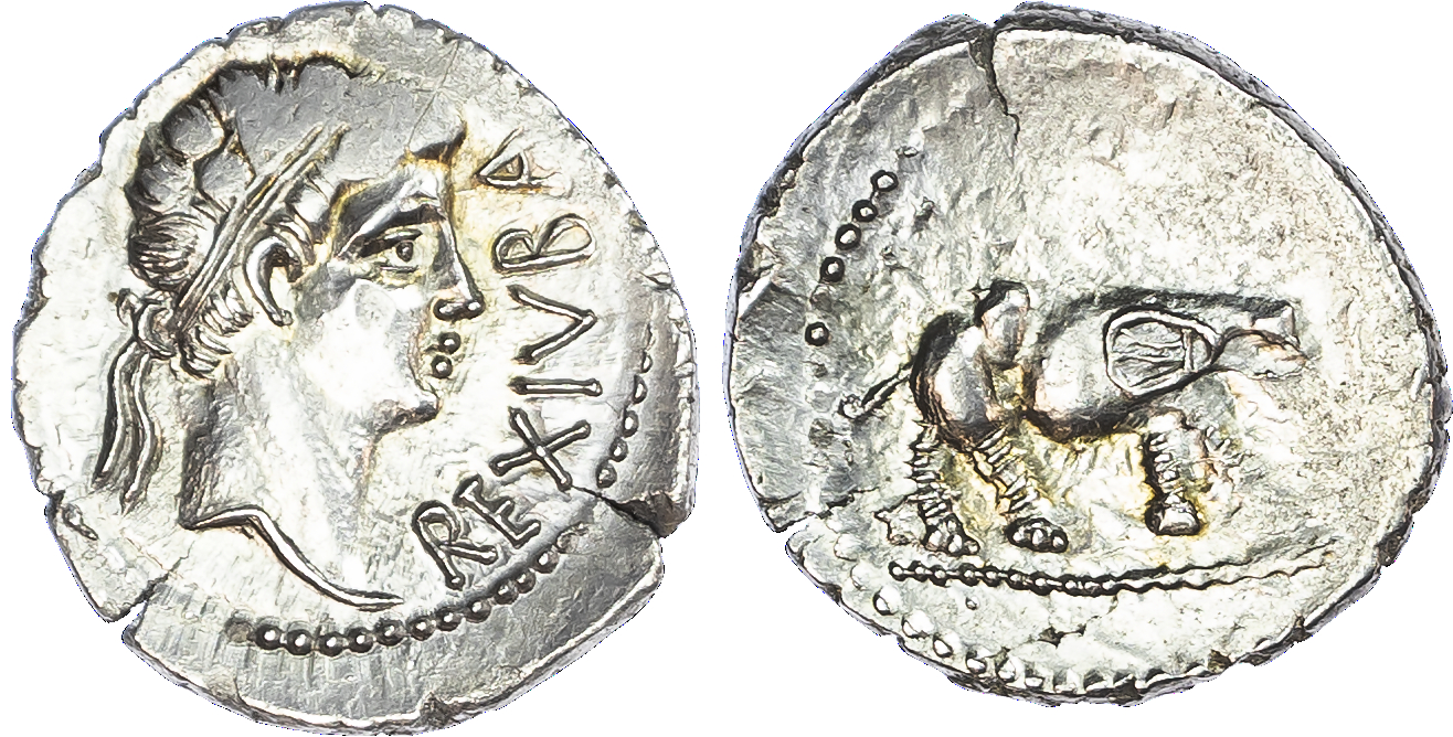 Kings of Mauretania, Juba II (25 BC – AD 24) AR Denarius