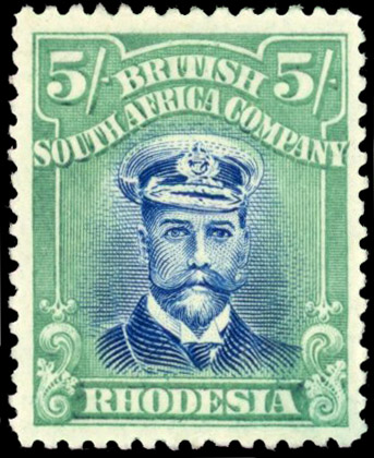 Rhodesia 5/- SG 306 mint