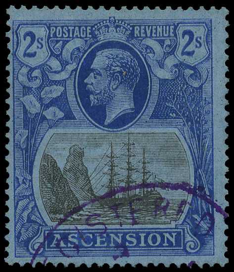 1924-33 2s grey-black and blue on blue, neat...