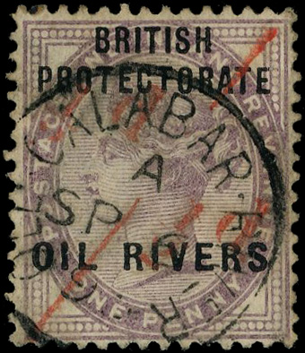 Niger Coast SG 7a used