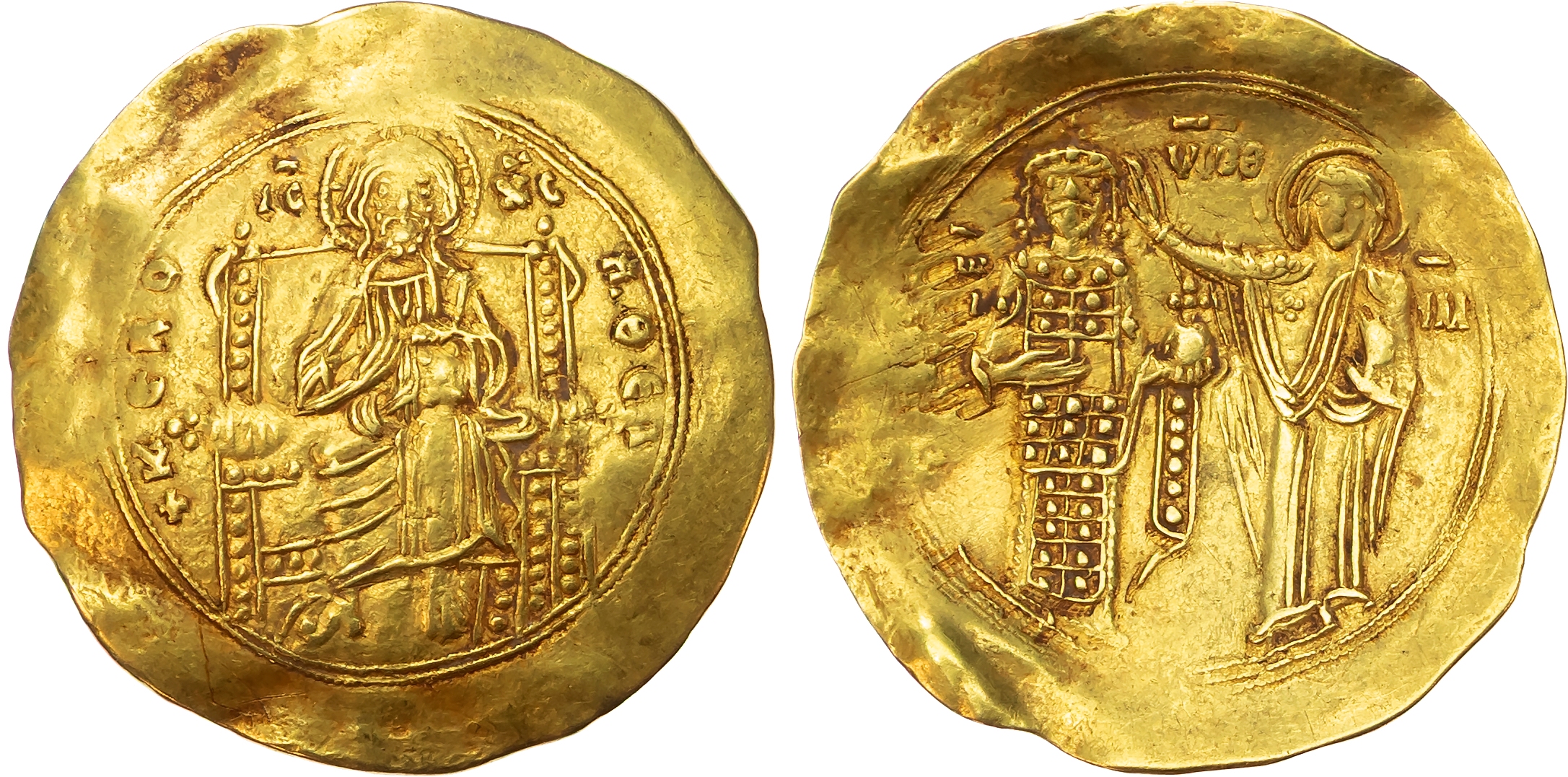 John II Comnenus (1118-1143) AV Hyperpyron, Constantinople, 4.36g.