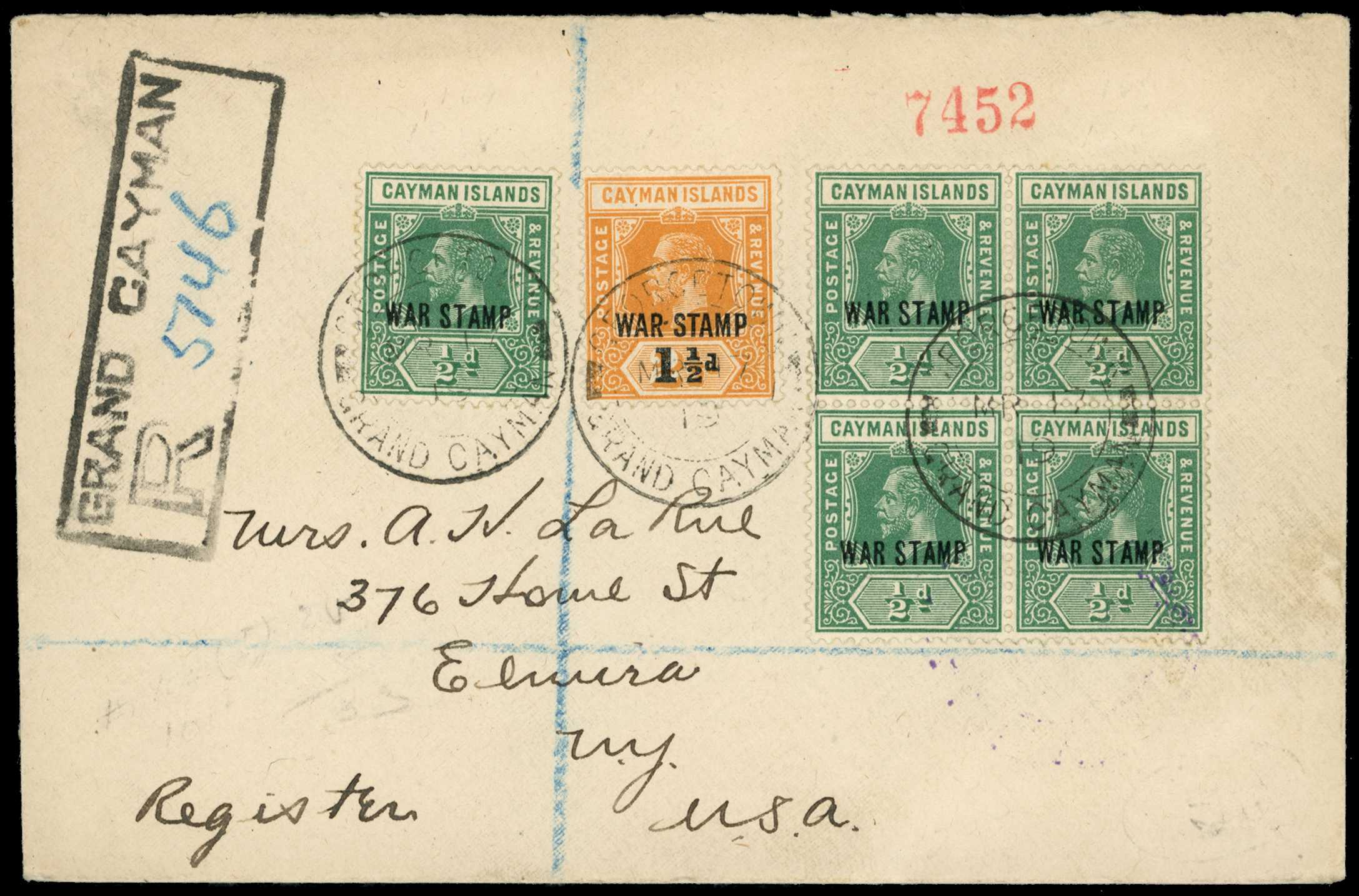 1919-32 Selection of covers bearing the...