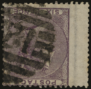 SG68Wk 1856 6d Lilac Wmk Inv & Rev