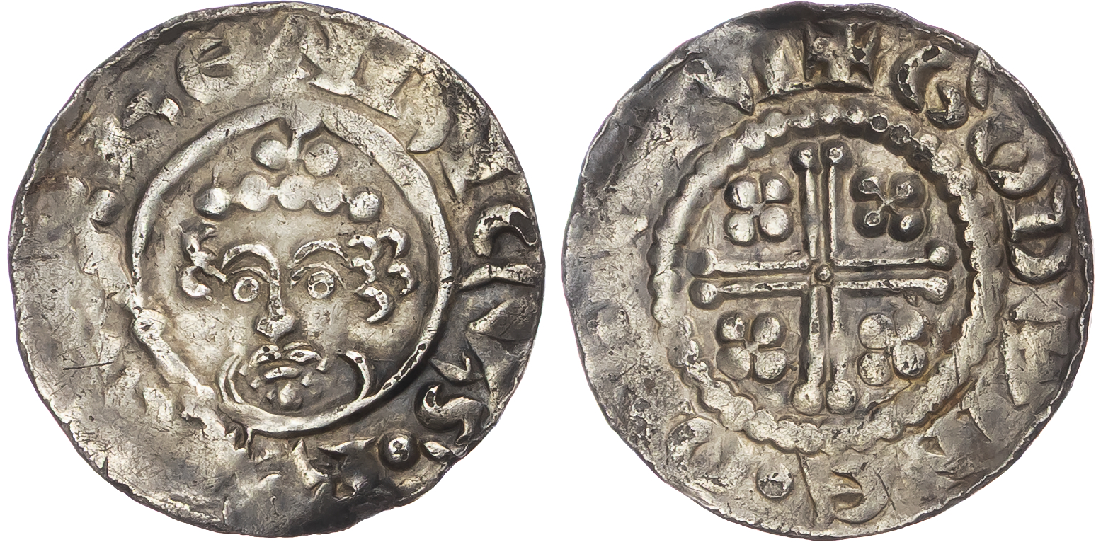 Henry II (1154-1189), AR Penny, Short Cross Coinage (1180-1189), Class 1b, Worcester mint, Godwine as moneyer.