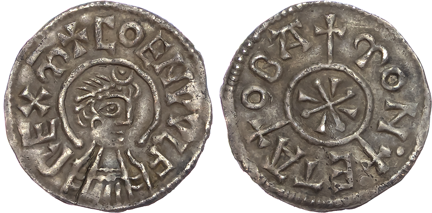 Kings of Mercia, Coenwulf (796-821) Penny, large portrait type, c. 810-822/23, Canterbury mint, moneyer Oba.