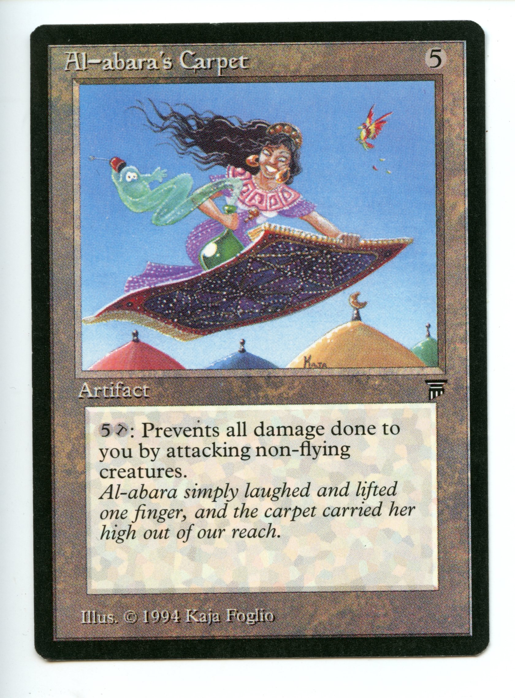 Magic the Gathering - Al-abara's Carpet  - Legends - Lightly Played 