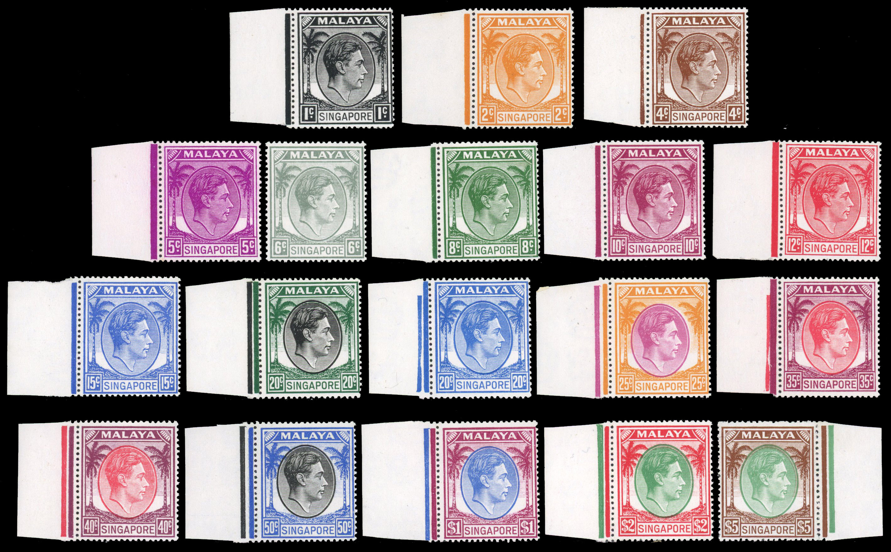 Singapore SG 16-30 mint