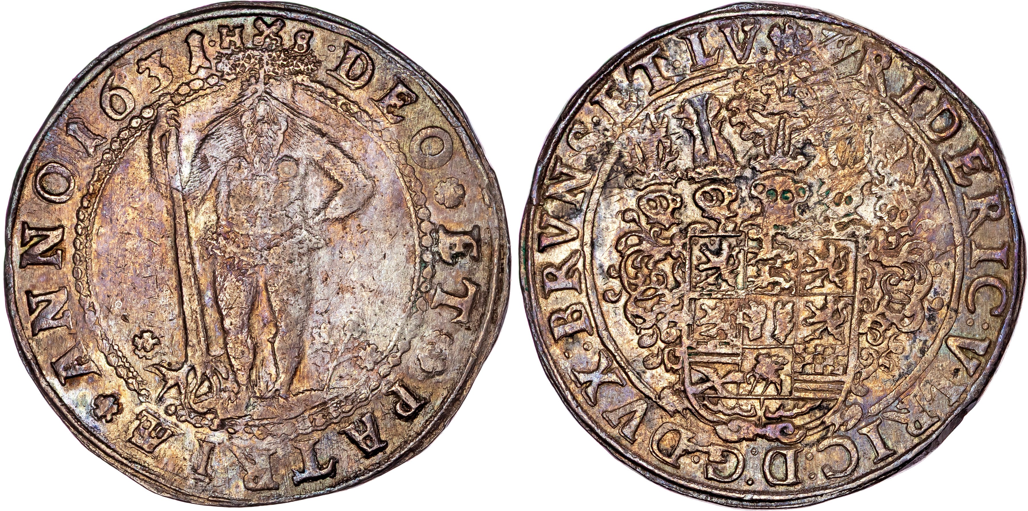 Germany, Brunswick-Wolfenbüttel, Friedrich Ulrich (1613-1634), silver Taler