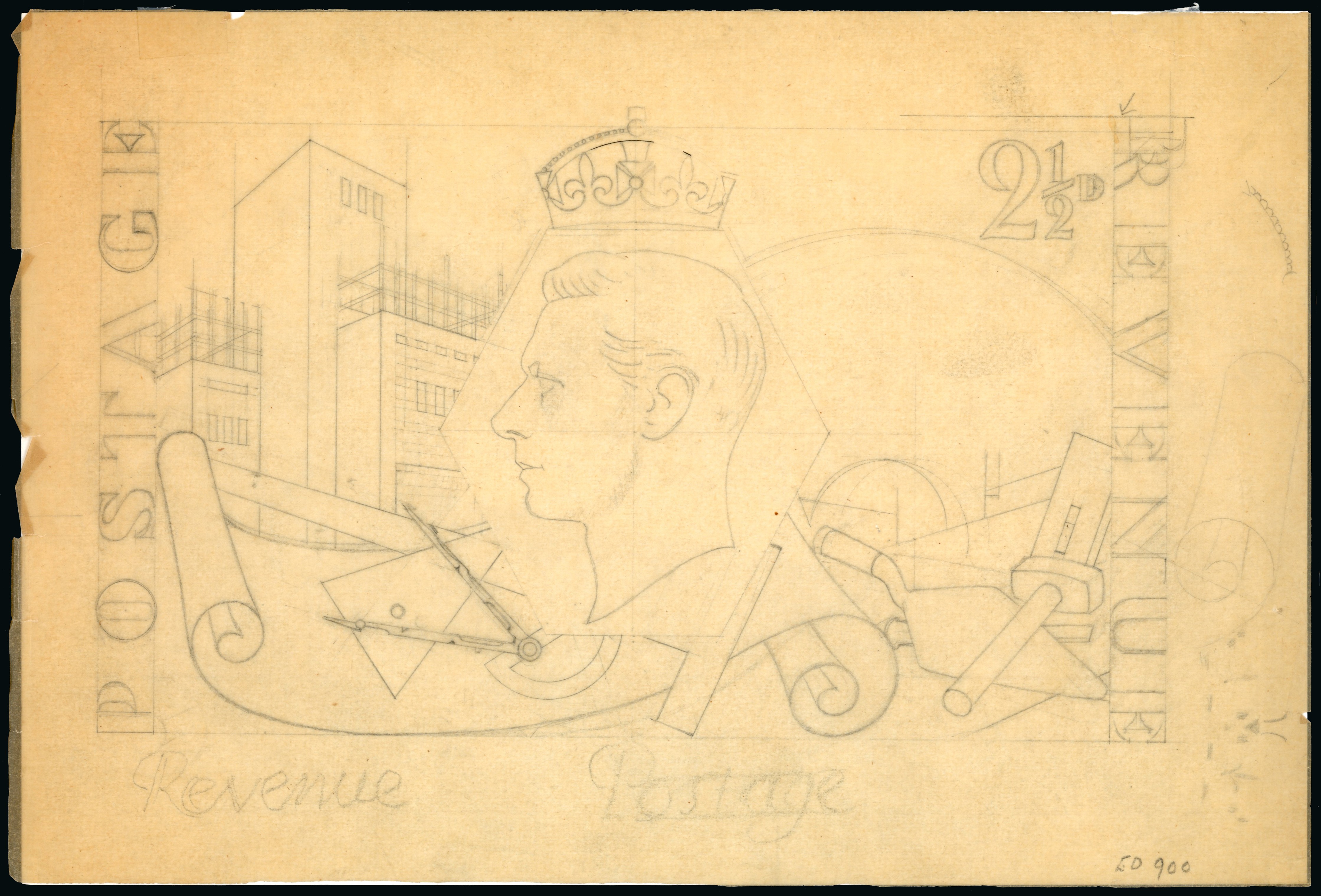 1946 2½d Victory essayn(SG491)