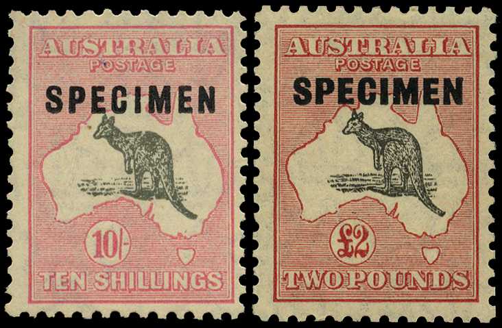 Small Multiple Watermark: 1929-30 set of two...