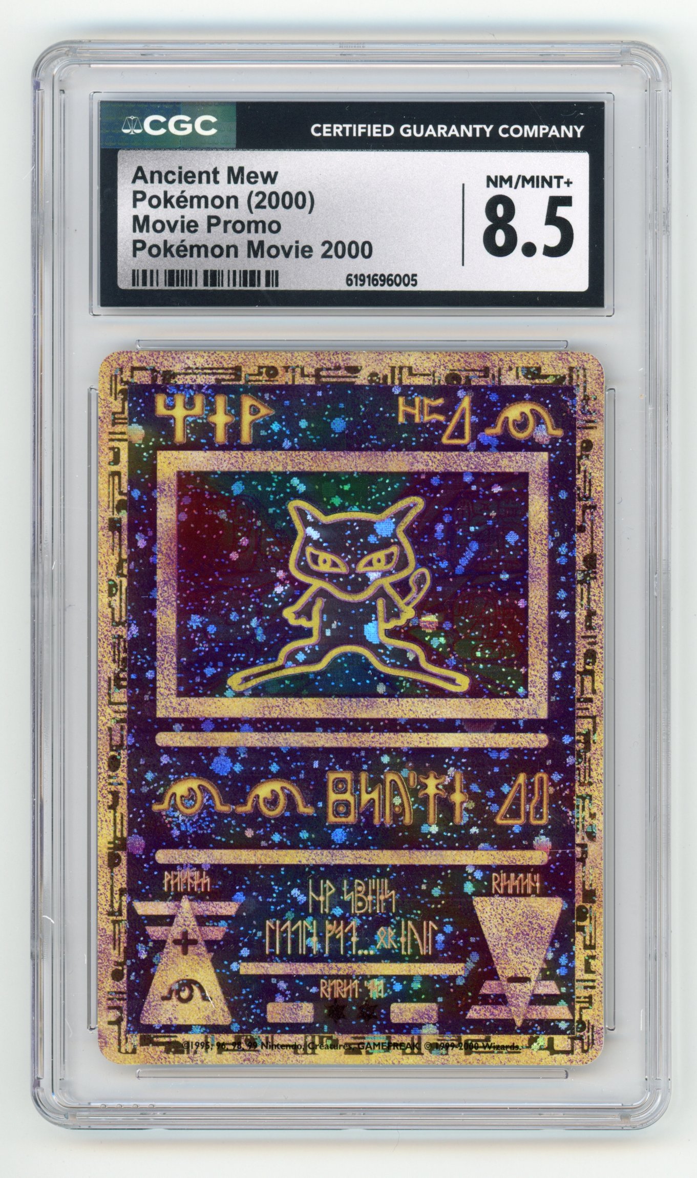 CGC 8.5 Ancient Mew Black Star Promo Pokemon Movie 2000