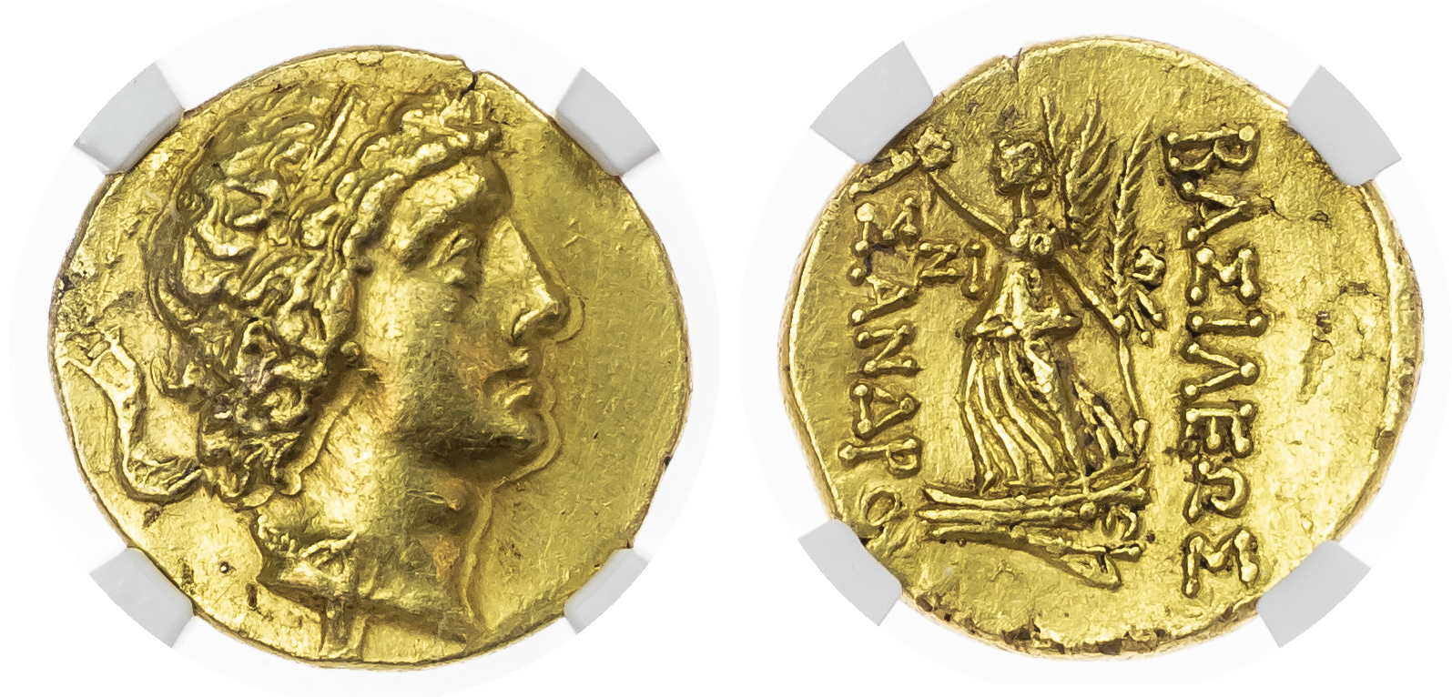 Kings of the Bosporos, Asander (as king) AV Stater. Dated RY 17 = 31/0 BC.