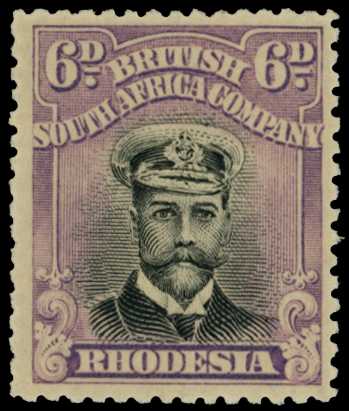 1918-21 6d Head Die IIIB, perf 14, toned...