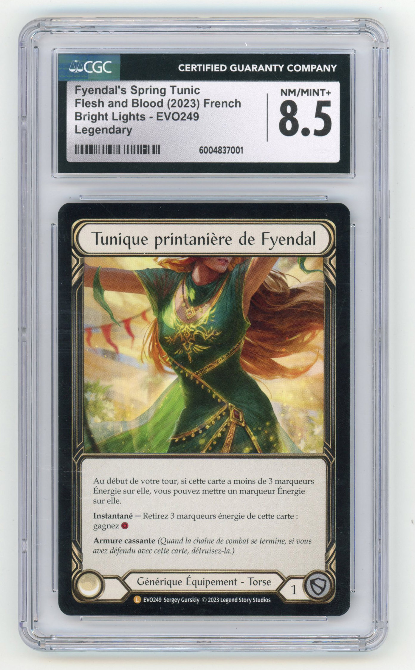 CGC 8.5 Fyendal's Spring Tunic (French) - Bright Lights EVO249