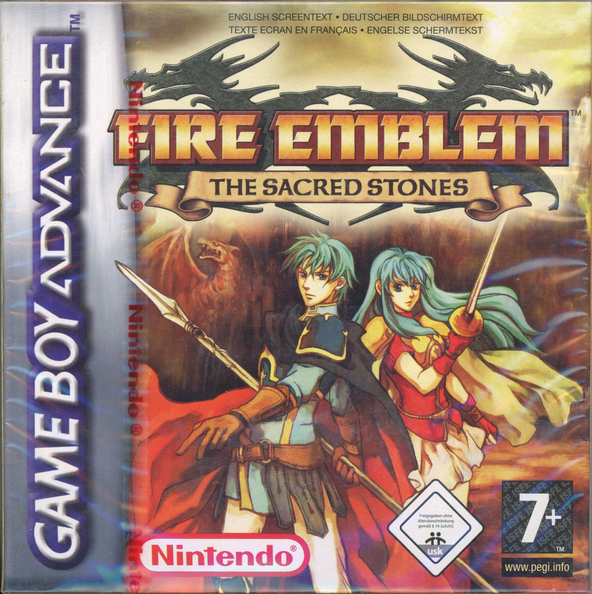 Nintendo - Fire Emblem The Sacred Stones - Game Boy Advanced - Factory Sealed