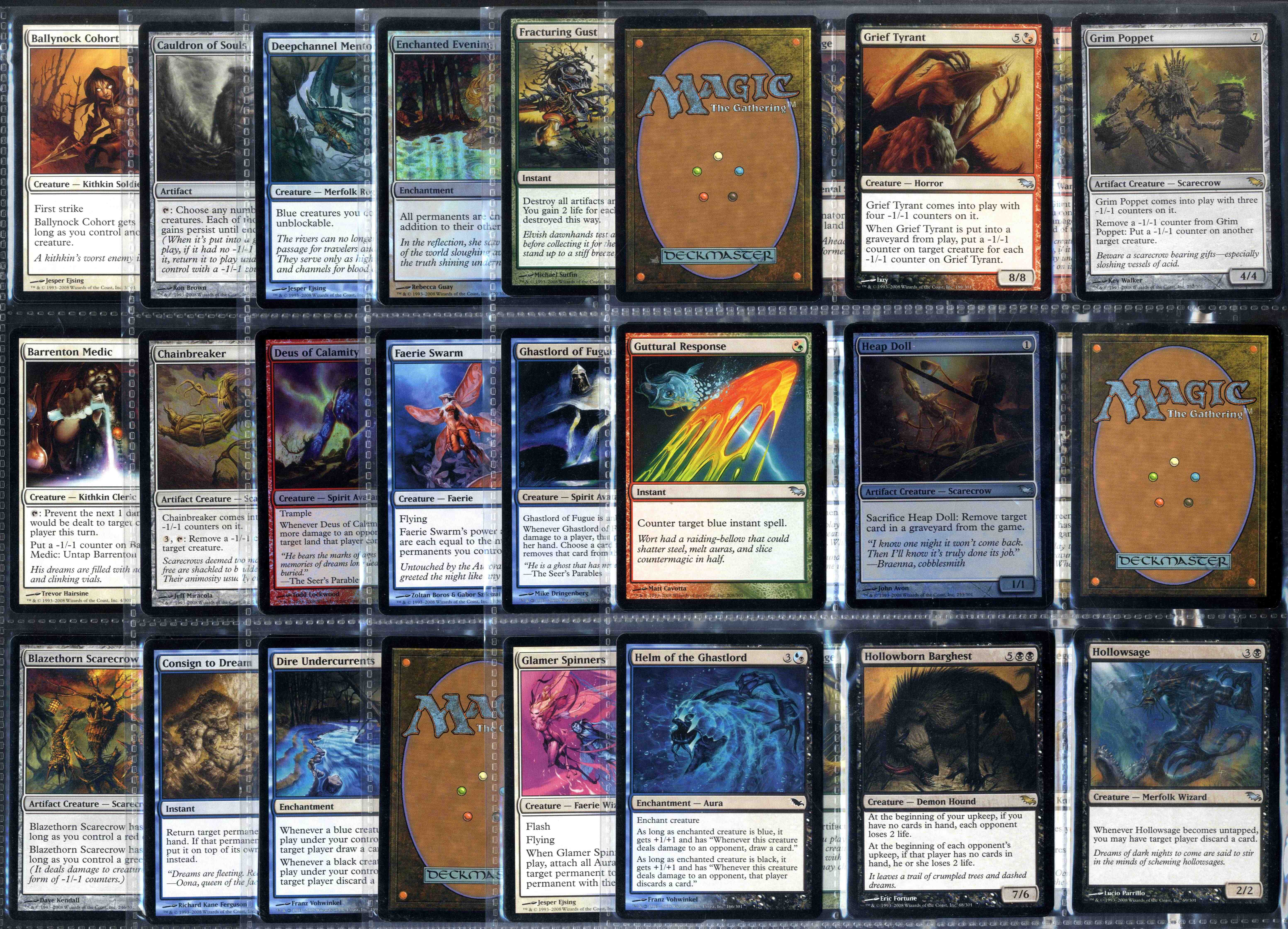 Shadowmoor / Eventide Partial Sets 