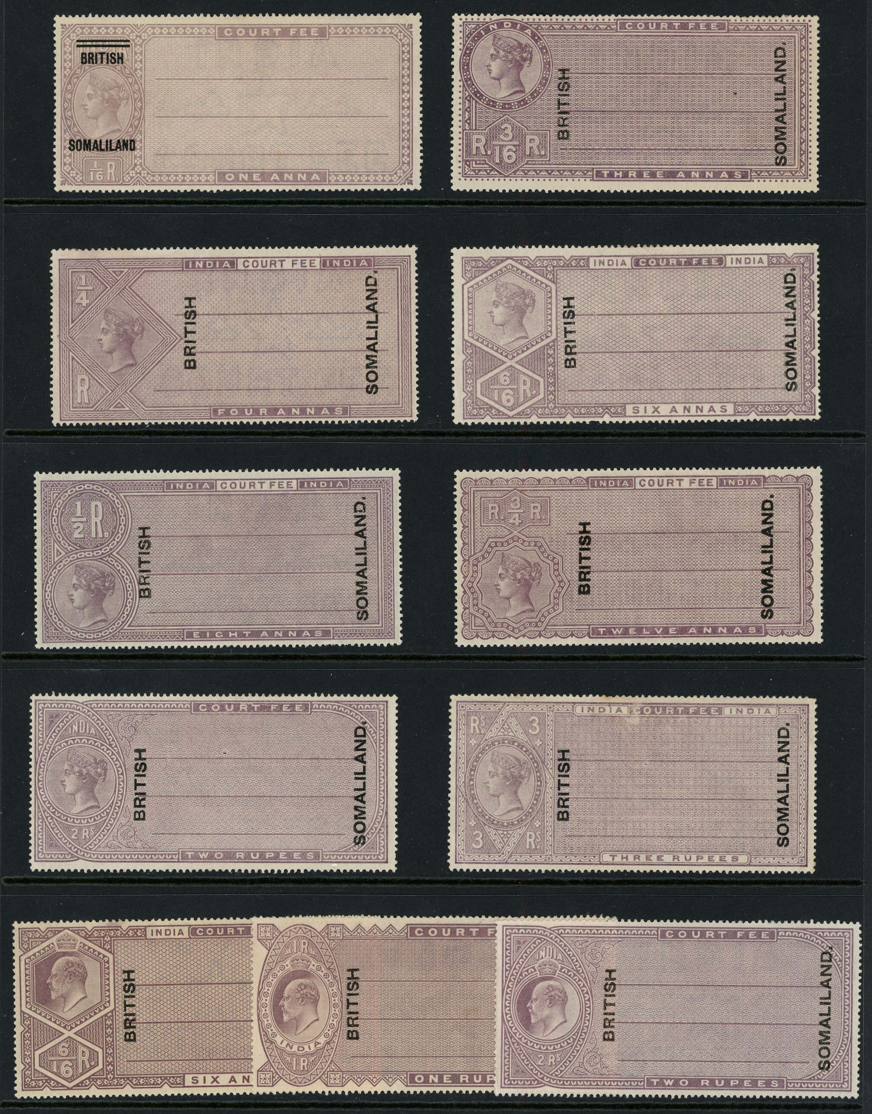 1900-04 collection (22) on stocksheets comprising 1900 QV...