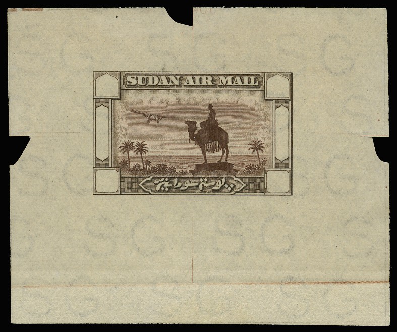 1931(-37) Air, master die proof (undenominated frame) in...