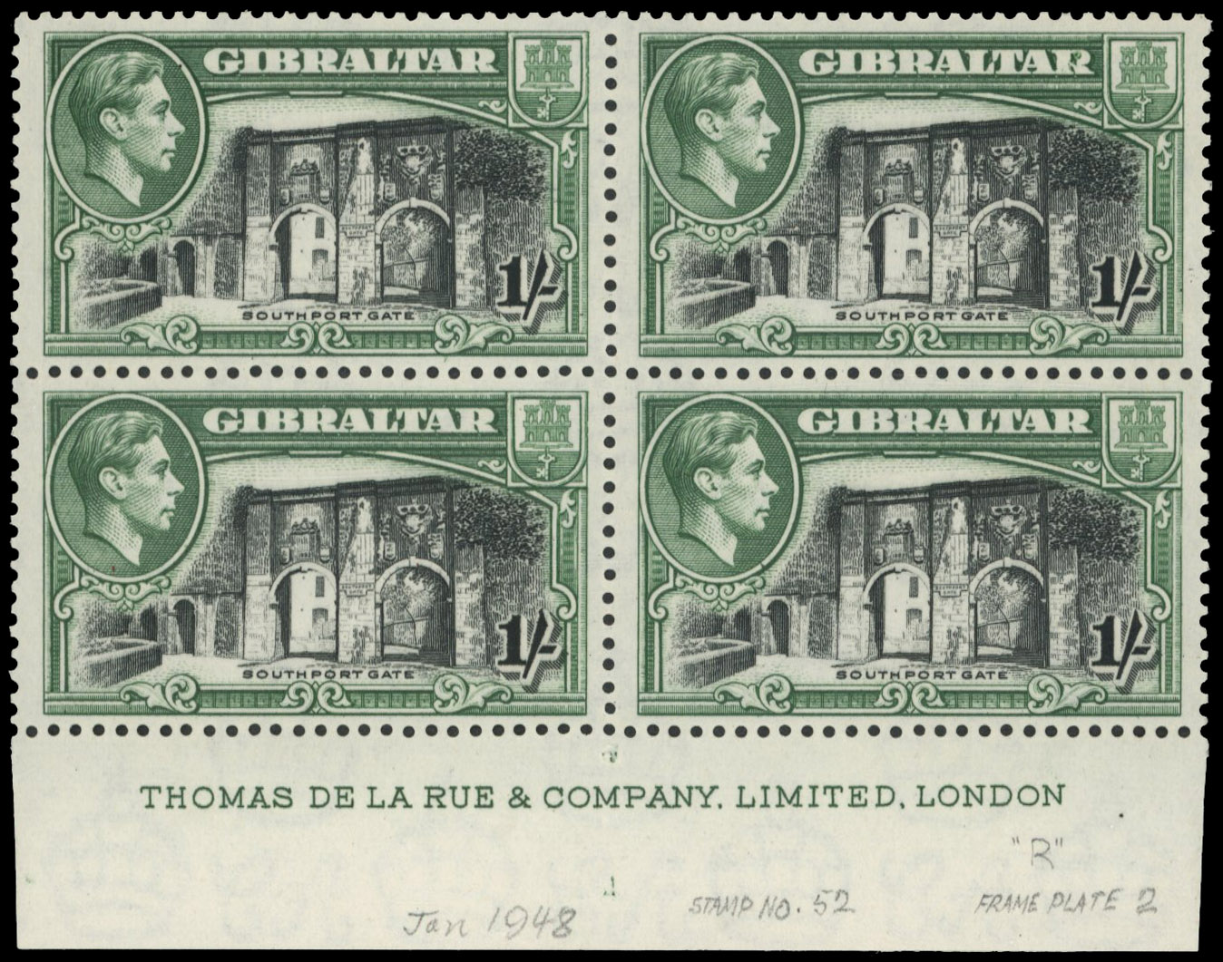 Gibraltar SG 127ba block mint