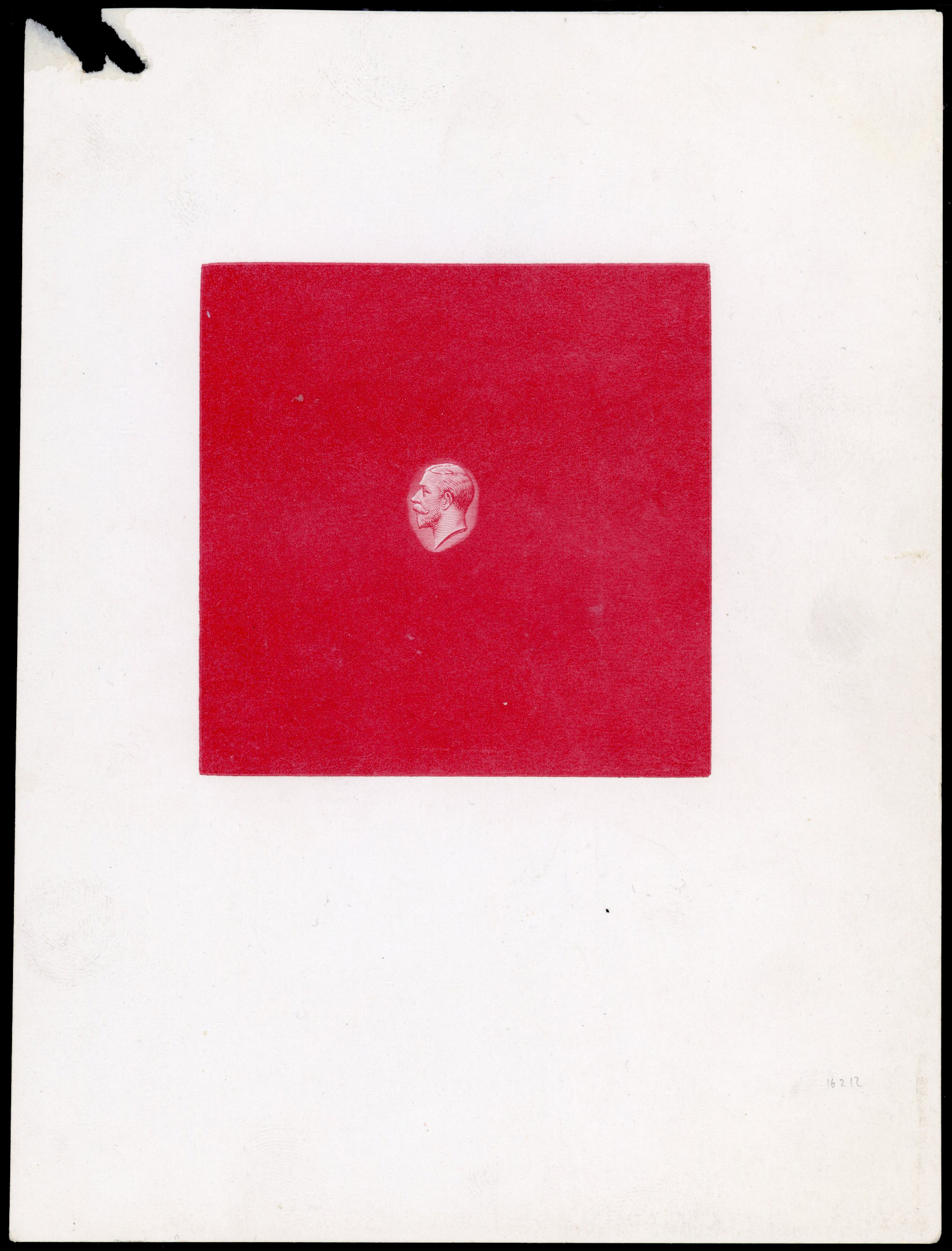 Great Britain 1912 "Coinage head" die proof (Stage 1e)