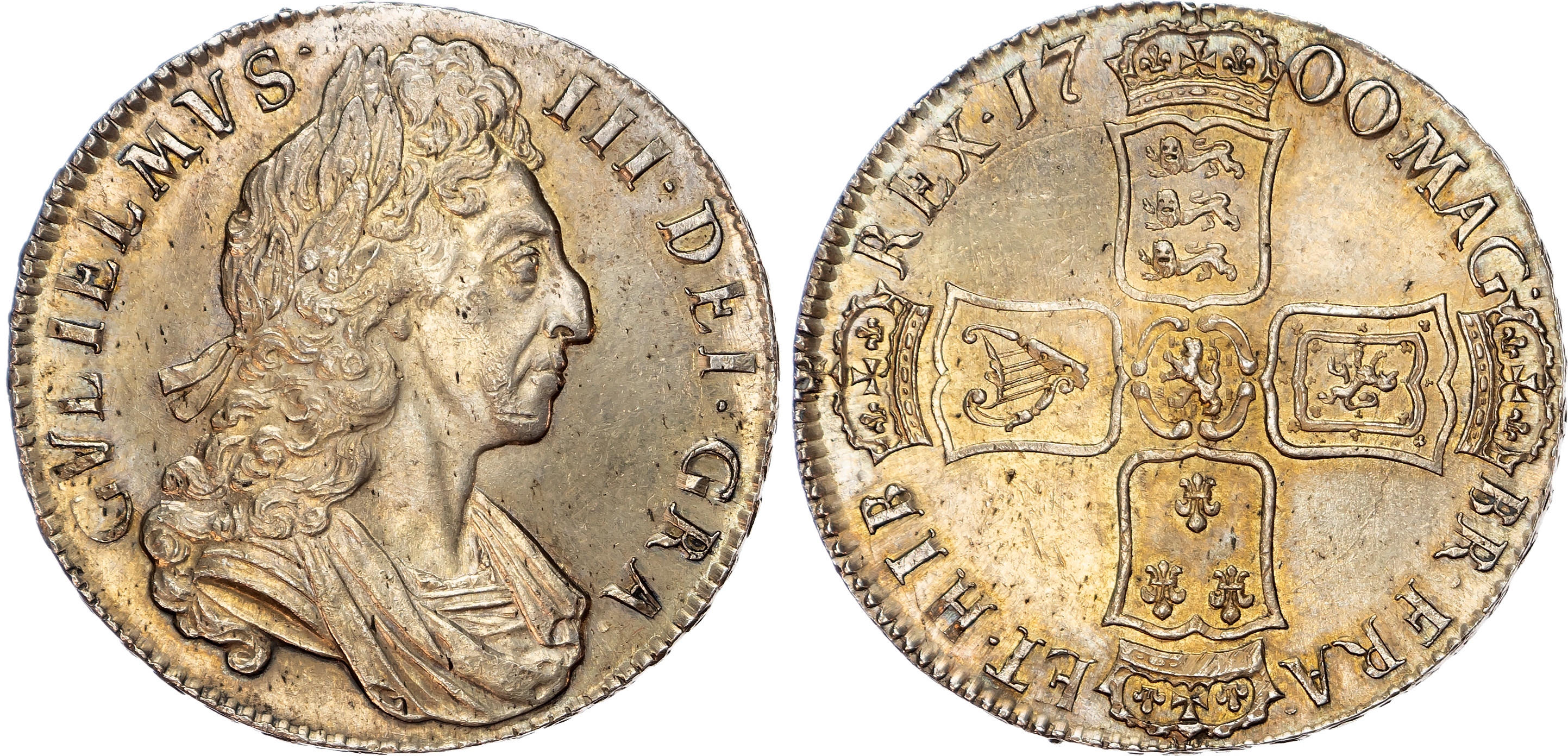 William III (1694 1702), Crown, 1700, edge DVODECIMO