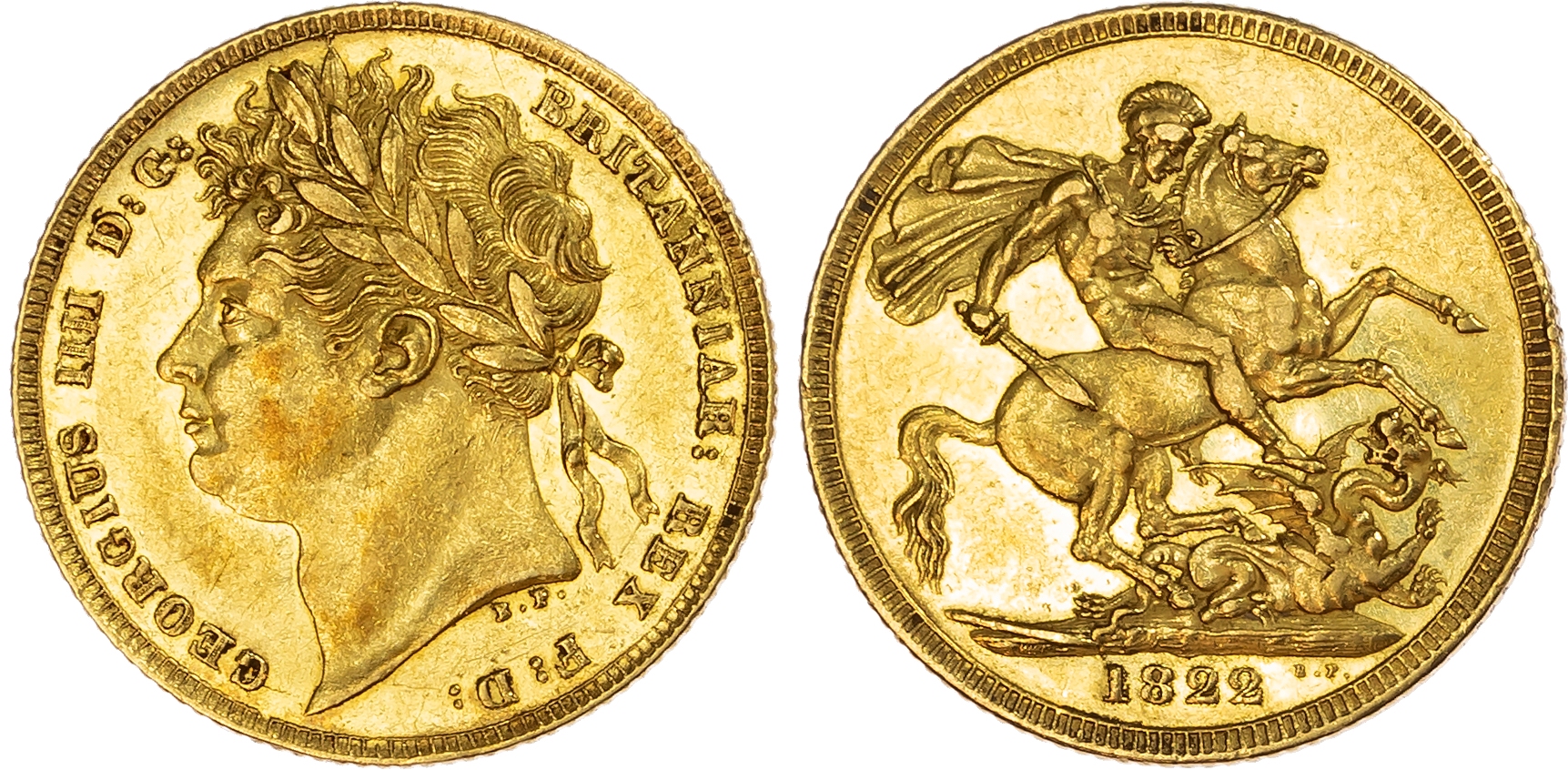 1822 George IV Sovereign