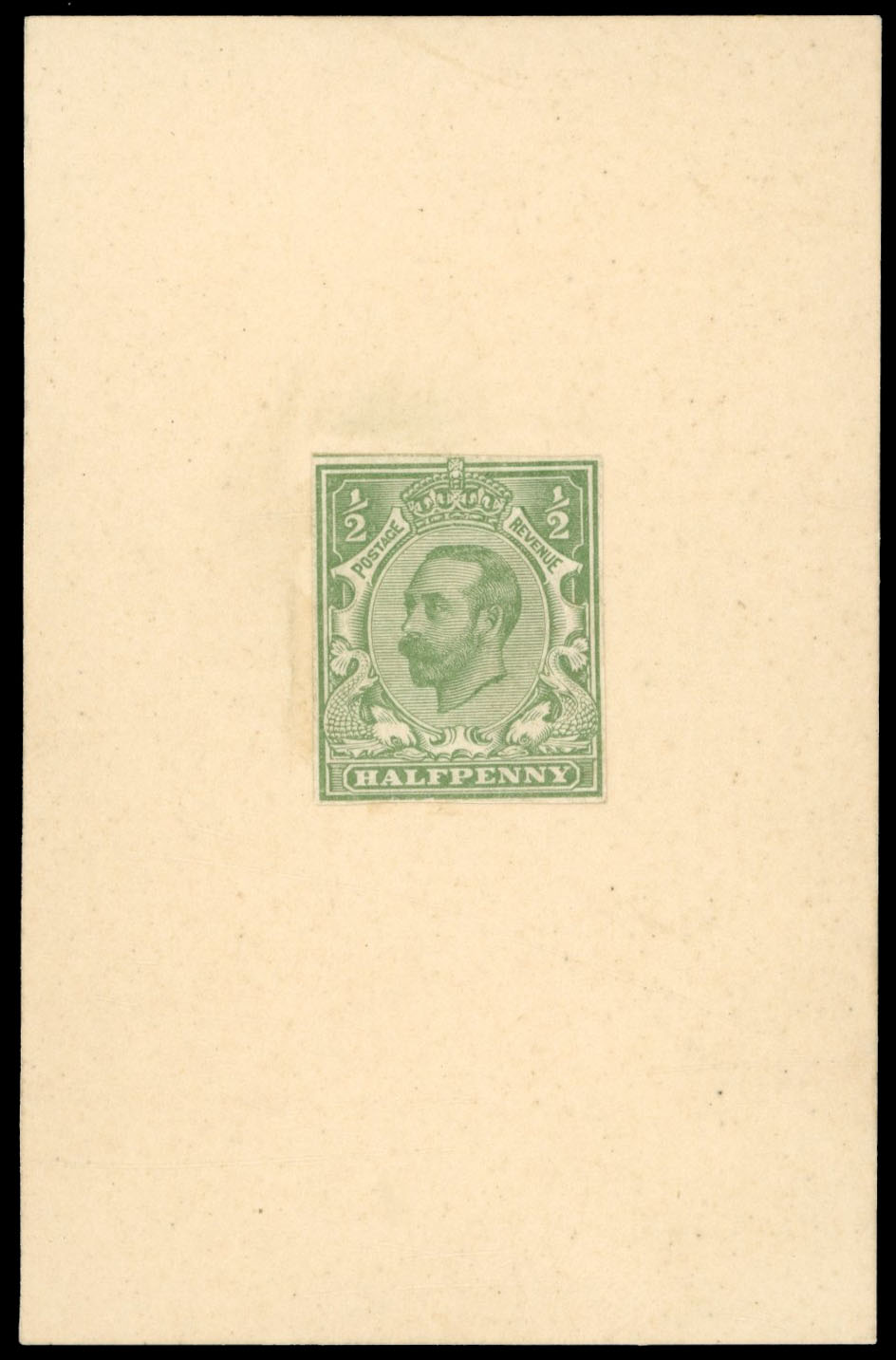 GB SG 321 KGV Downey Head ½d proof