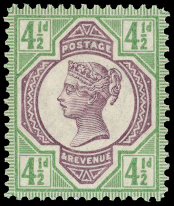 GB 4½d Jubilee colour trial