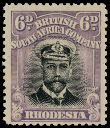 1913-7 6d Head Die I, perf 14. A very fine...