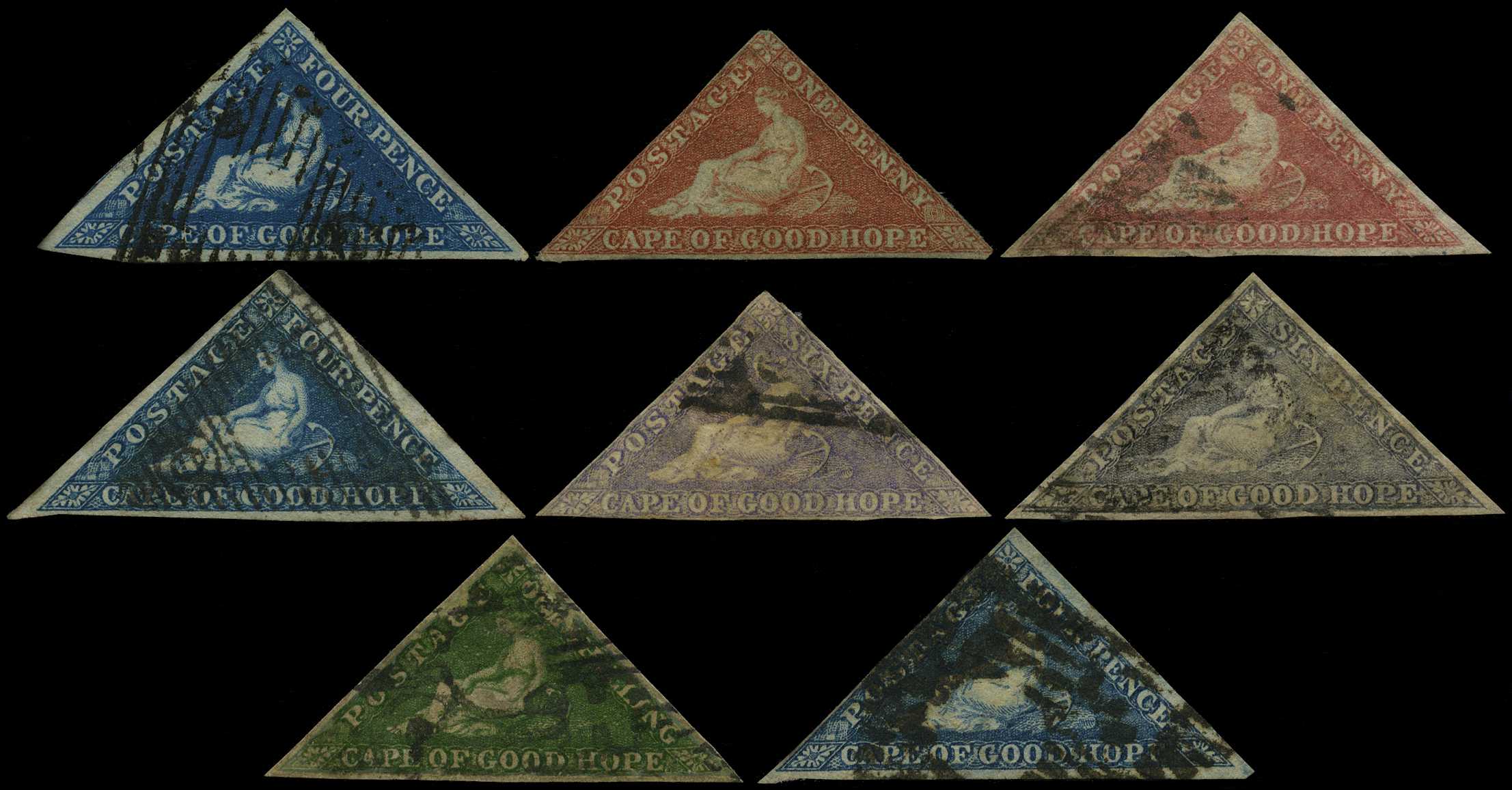 1853-1864 "triangles" used selection on...