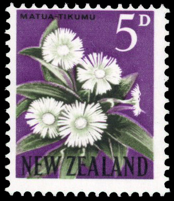 1962 2½d +1d Red-fronted parakeet, Health Stamp, printed on the gummed side error, fine unmounted o.g. SG 812b